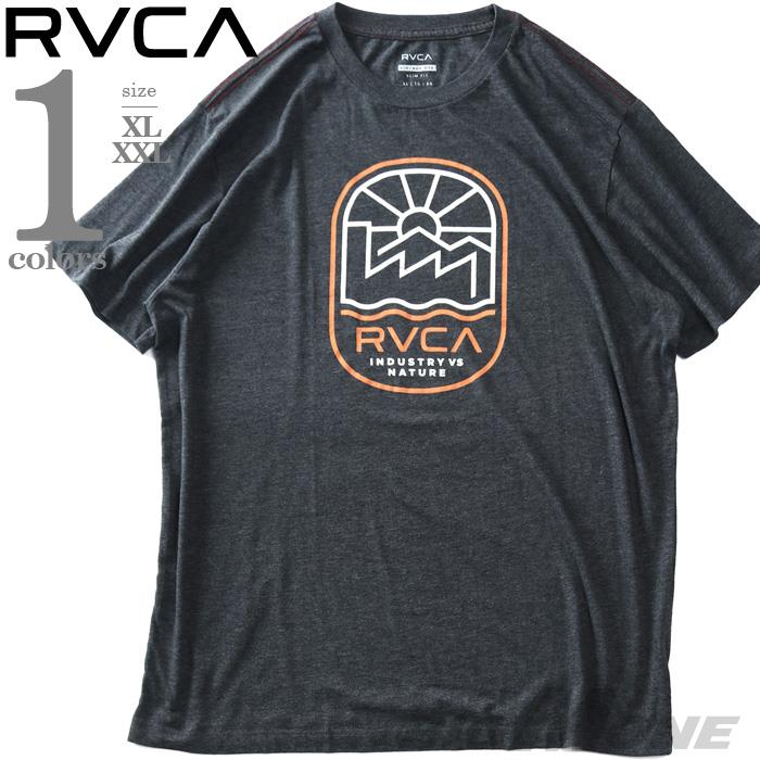 【SB0322】大きいサイズ メンズ RVCA ルーカ プリント 半袖 Tシャツ OVERDUB USA直輸入 avyzt00775