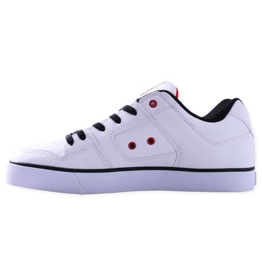 大きいサイズ メンズ DCSHOES スニーカー PURE SE SN ホワイト × ブラックプリント 1240-4301-1 29 30 31 32