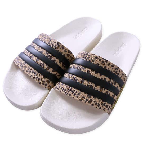 大きいサイズ メンズ adidas サンダル ADILETTE SHOWER U ホワイト 1240-4338-1 30.5 31.5 32.5