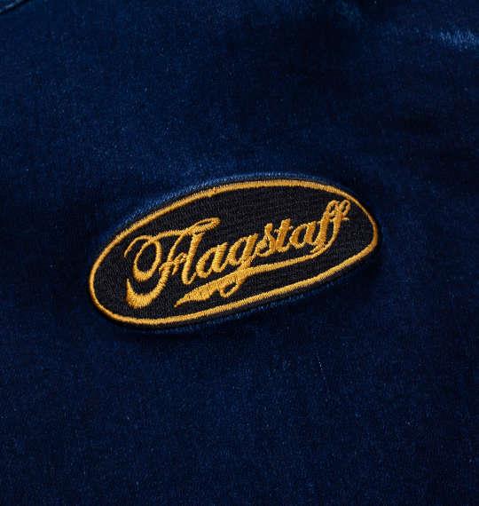 【max8】大きいサイズ メンズ FLAGSTAFF × PEANUTS スヌーピーコラボ デニム 長袖 シャツ ネイビー 1277-4370-1 3L 4L 5L 6L 8L