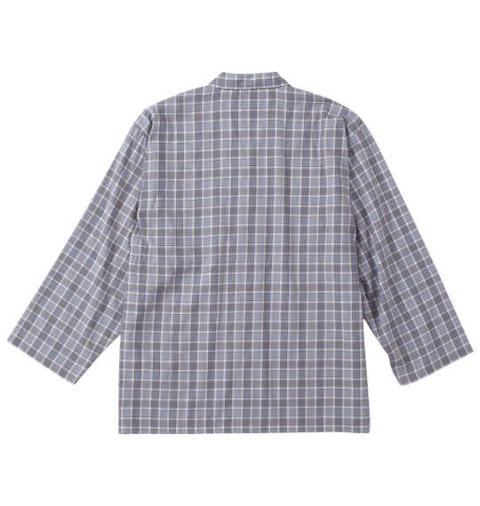 【max8】大きいサイズ メンズ marie claire homme TCツイルチェック 長袖 パジャマ ライトグレー 1279-4300-1 3L 4L 5L 6L 8L