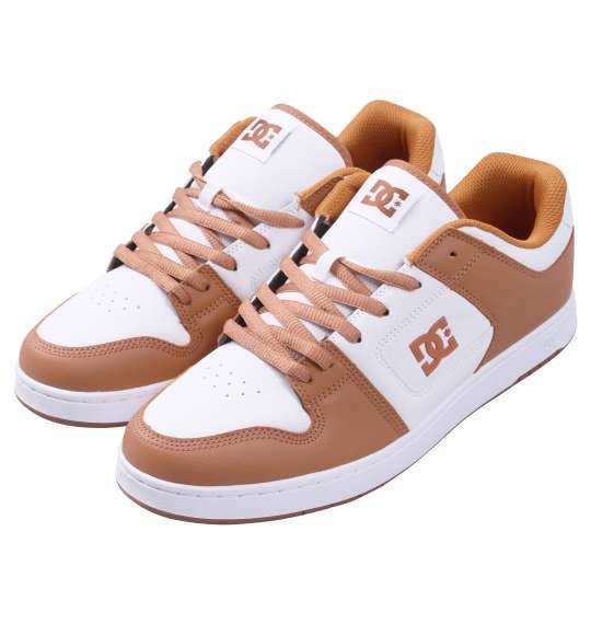 大きいサイズ メンズ DCSHOES スニーカー MANTECA 4 ホワイト × ライトブラウン 1240-4300-1 29 30 31 32