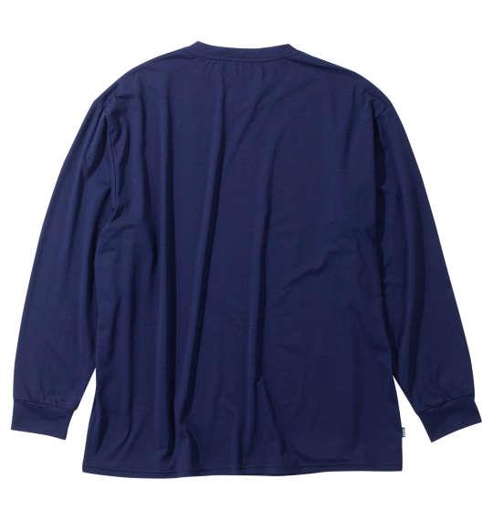 大きいサイズ メンズ SY32 by SWEET YEARS ミックスボックスロゴ 長袖 Tシャツ ネイビー 1278-4390-1 3L 4L 5L 6L