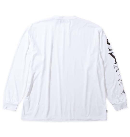 大きいサイズ メンズ SY32 by SWEET YEARS ミニシンボリックマーク 長袖 Tシャツ ホワイト 1278-4391-1 3L 4L 5L 6L