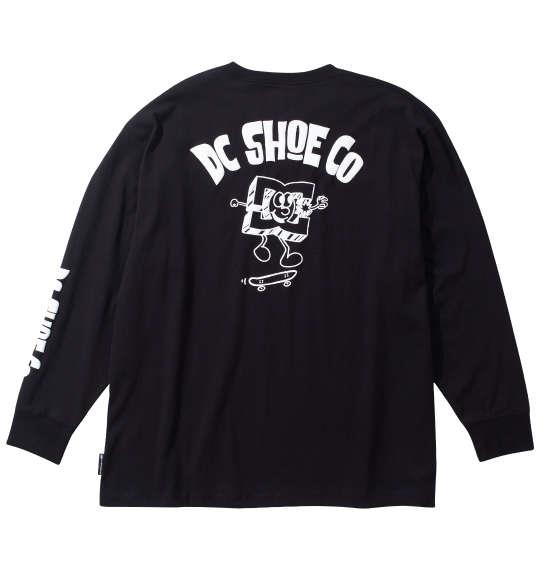 大きいサイズ メンズ DCSHOES 24PLAYTIME 長袖 Tシャツ ブラック 1278-4620-2 3L 4L 5L 6L