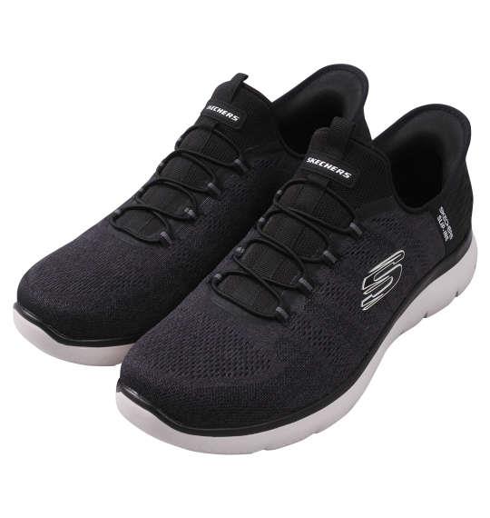 大きいサイズ メンズ SKECHERS スニーカー SLIP-INS SUMMITS-KEY PACE ブラック 1240-4353-2 30 31 32