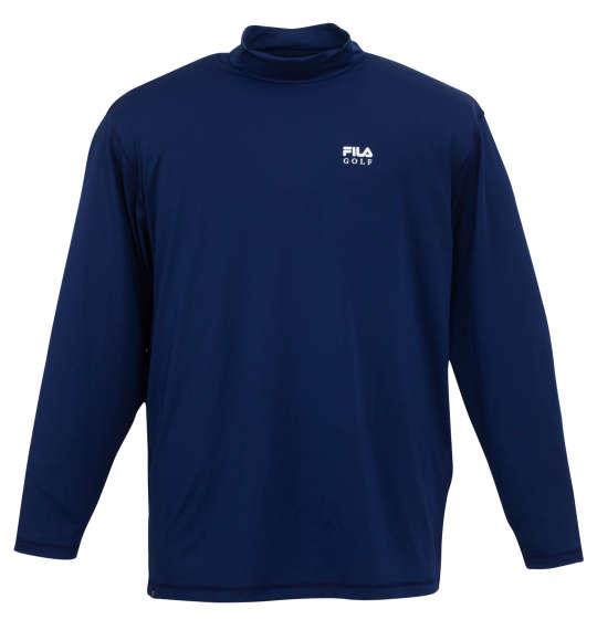 大きいサイズ メンズ FILA GOLF 半袖 シャツ + インナー セット ホワイト × ネイビー 1278-4360-1 3L 4L 5L 6L