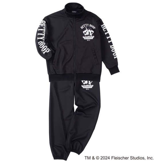 大きいサイズ メンズ BETTY BOOP プリント ジャージ セット ブラック 1278-4632-2 3L 4L 5L 6L
