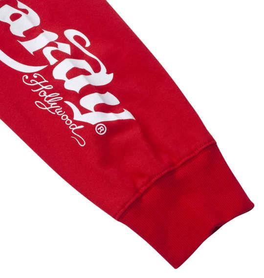 大きいサイズ メンズ Ed Hardy 天竺 プリント 長袖 Tシャツ レッド 1278-4640-3 3L 4L 5L 6L