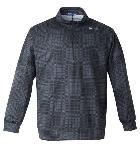 大きいサイズ メンズ SRIXON 松山プロ・星野プロ共同開発 グラフチェックプリント プロスタイル シャツ ブラック 1278-4330-2 3L 4L 5L 6L