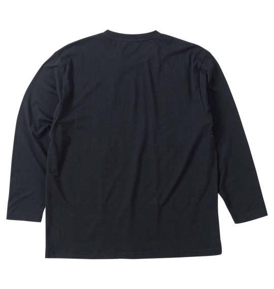 【max8】大きいサイズ メンズ Mc.S.P オーガニックコットン クルーネック 長袖 Tシャツ ブラック 1278-4370-2 3L 4L 5L 6L 7L 8L