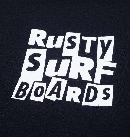 【max8】大きいサイズ メンズ RUSTY PEARTEX 長袖 Tシャツ ブラック 1278-4381-2 3L 4L 5L 6L 8L