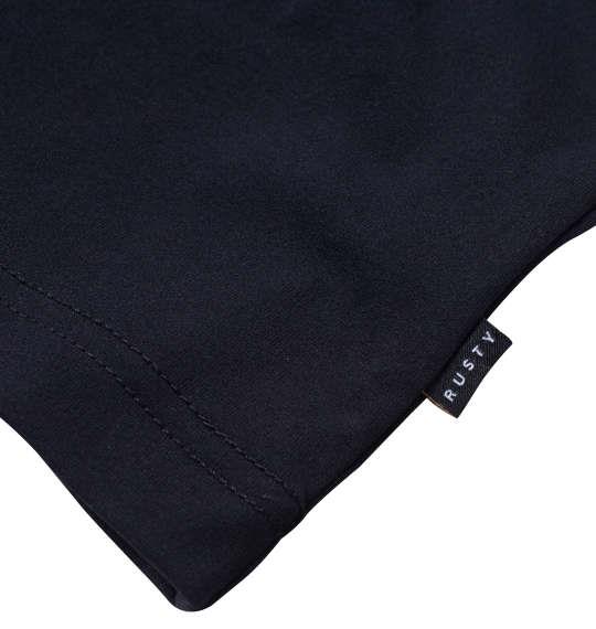 【max8】大きいサイズ メンズ RUSTY PEARTEX 長袖 Tシャツ ブラック 1278-4381-2 3L 4L 5L 6L 8L
