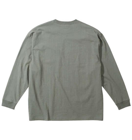 大きいサイズ メンズ BEN DAVIS ピスポケット付 長袖 Tシャツ カーキ 1278-4680-4 3L 4L 5L 6L