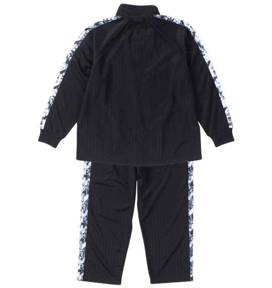 【max8】大きいサイズ メンズ Mc.S.P モザイクプリント 切替 ジャージ セット ブラック×グレー 1256-4310-2 3L 4L 5L 6L 8L