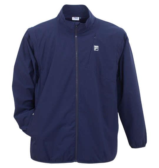 大きいサイズ メンズ FILA GOLF 袖脱着 裏メッシュ ストレッチ ブルゾン ネイビー 1273-4321-1 3L 4L 5L 6L