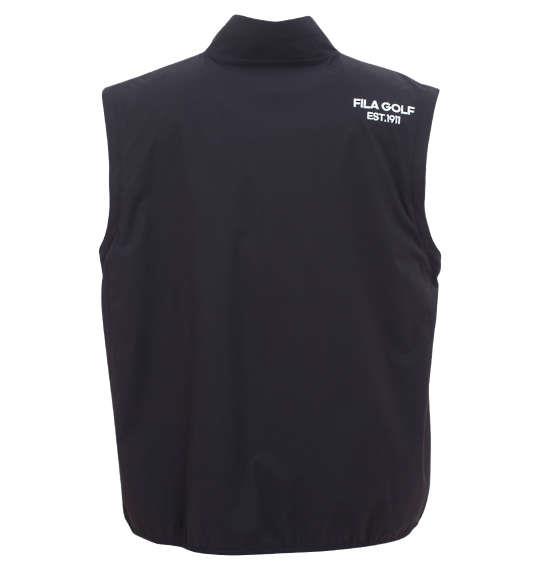 大きいサイズ メンズ FILA GOLF 袖脱着 裏メッシュ ストレッチ ブルゾン ブラック 1273-4321-2 3L 4L 5L 6L