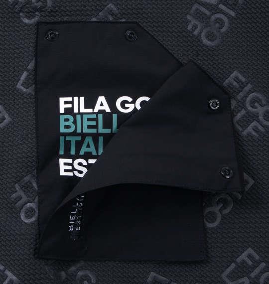 大きいサイズ メンズ FILA GOLF モックネック 長袖 シャツ ブラック 1278-4361-2 3L 4L 5L 6L