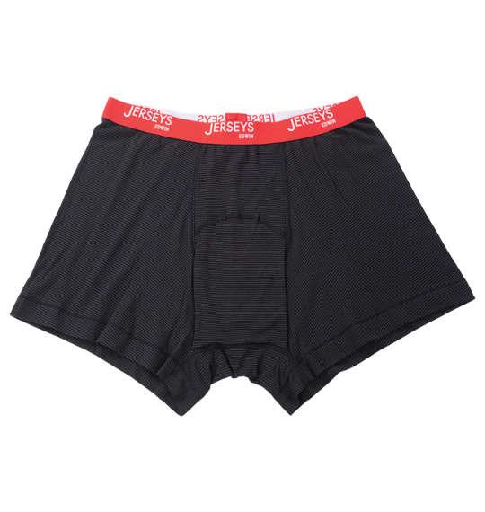【max8】大きいサイズ メンズ EDWIN JERSEYS ローゲージ フライスボーダーニット トランクス ブラック 1249-4333-2 3L 4L 5L 6L 7L 8L