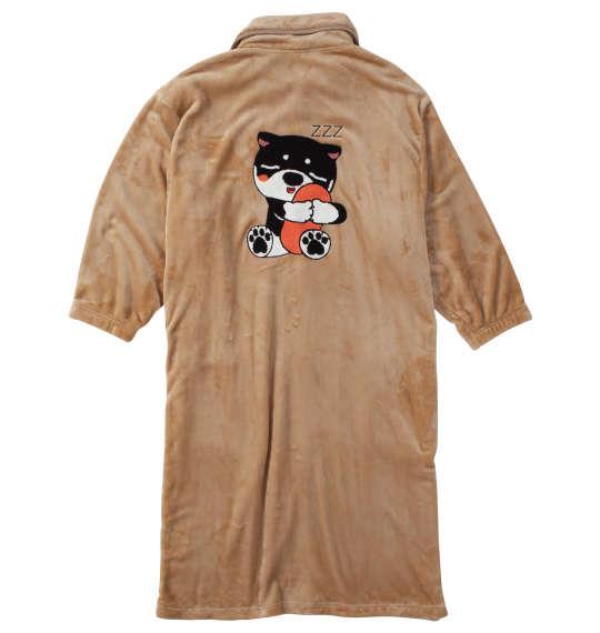 大きいサイズ メンズ 黒柴印和んこ堂 ぼあもこスタンド衿 着る毛布 ベージュ 1258-4354-1 3L 5L