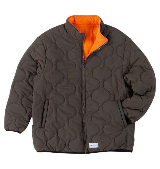 大きいサイズ メンズ RUSTY 撥水 リバーシブル ジャケット カーキ × オレンジ 1273-4330-1 3L 4L 5L 6L