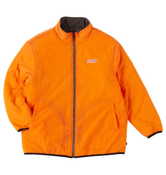 大きいサイズ メンズ RUSTY 撥水 リバーシブル ジャケット カーキ × オレンジ 1273-4330-1 3L 4L 5L 6L