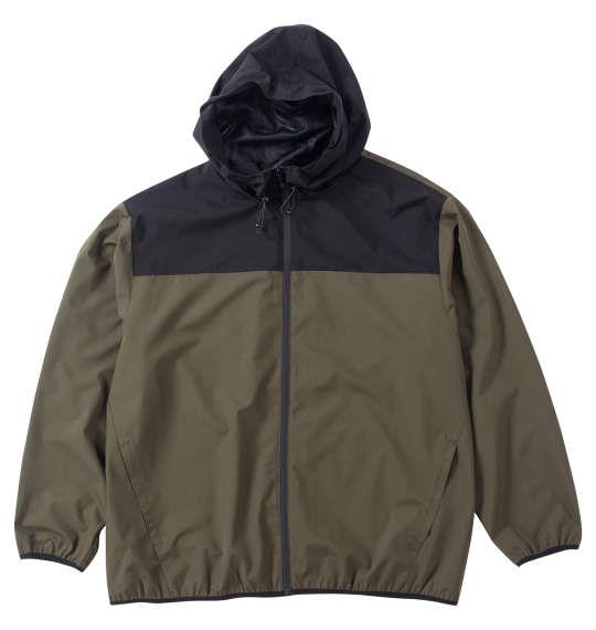 【max8】大きいサイズ メンズ Mc.S.P 撥水防風 ウインドブレーカー ジャケット カーキ 1273-4640-1 3L 4L 5L 6L 7L 8L