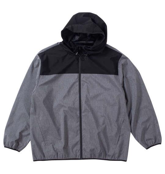 【max8】大きいサイズ メンズ Mc.S.P 撥水防風 ウインドブレーカー ジャケット チャコール 1273-4640-3 3L 4L 5L 6L 7L 8L