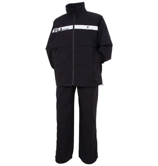 大きいサイズ メンズ FILA GOLF レインウェア セット ブラック 1276-4340-2 3L 4L 5L 6L