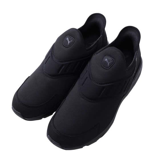 大きいサイズ メンズ PUMA スニーカー SOFTRIDEフレックスEASE INワイドAS プーマブラック 1240-4310-2 29 30