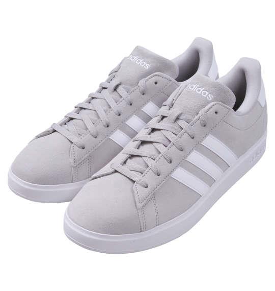 大きいサイズ メンズ adidas スニーカー GRANDCOURT 2.0 M グレーツー 1240-4336-1 29 30 31