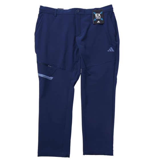 大きいサイズ メンズ adidas golf WIND.RDY EX-Stretch Active 撥水 UVケア付 アンクル パンツ カレッジネイビー 1274-4310-1 104 108