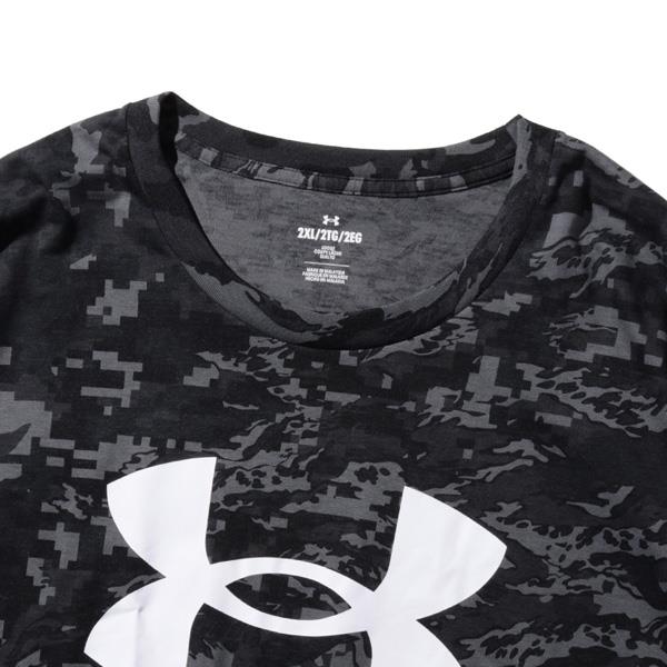 大きいサイズ メンズ UNDER ARMOUR アンダーアーマー 迷彩柄 長袖 Tシャツ USA直輸入 1382889-001