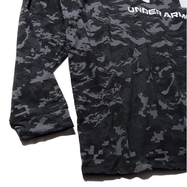 大きいサイズ メンズ UNDER ARMOUR アンダーアーマー 迷彩柄 長袖 Tシャツ USA直輸入 1382889-001