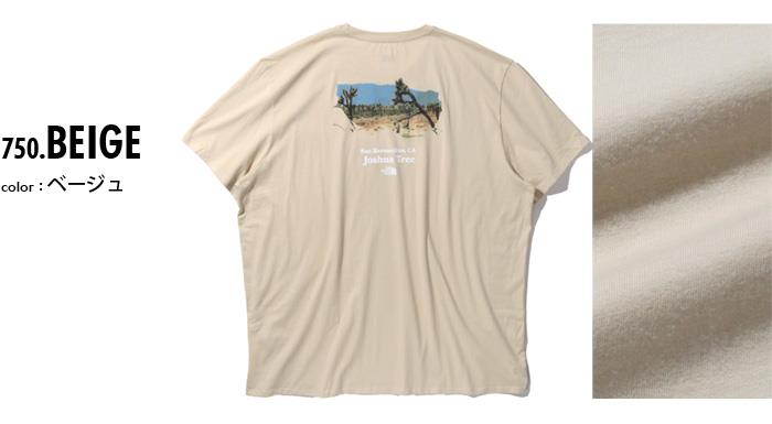 大きいサイズ メンズ THE NORTH FACE ノースフェイス プリント 半袖 Tシャツ USA直輸入 nt7uq05b