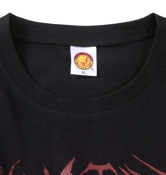 大きいサイズ メンズ 新日本プロレス HOUSE OF TORTURE「RED MOON」 半袖 Tシャツ ブラック 1278-4707-1 3L 4L 5L 6L