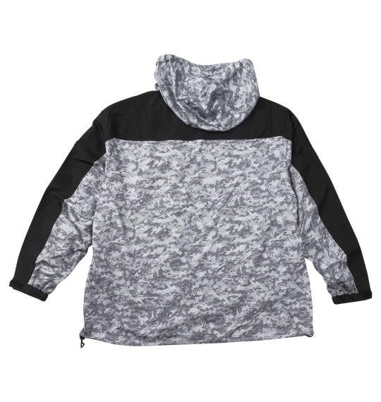 【max8】大きいサイズ メンズ OUTDOOR PRODUCTS フルダルタフタ裏フィルム + 裏メッシュ ジャケット グレーカモ 1253-4300-1 3L 4L 5L 6L 7L 8L