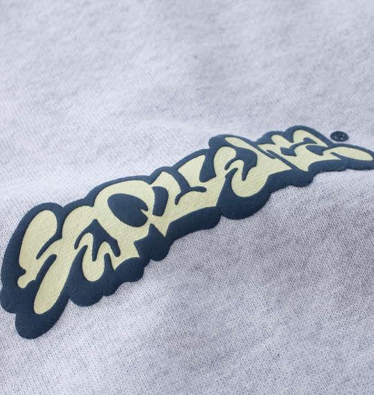 大きいサイズ メンズ SEQUENZ ブラーモチーフ クルーネック スウェット アッシュグレー 1258-4340-1 3L 4L 5L 6L