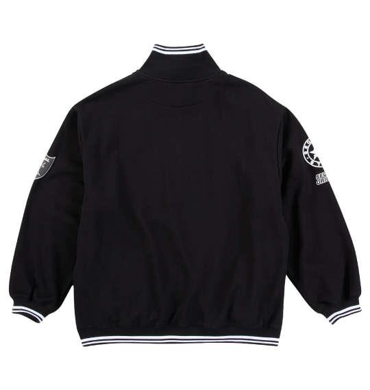 大きいサイズ メンズ SEQUENZ 90sフレバ ハーフジップ スウェット ブラック 1258-4341-2 3L 4L 5L 6L