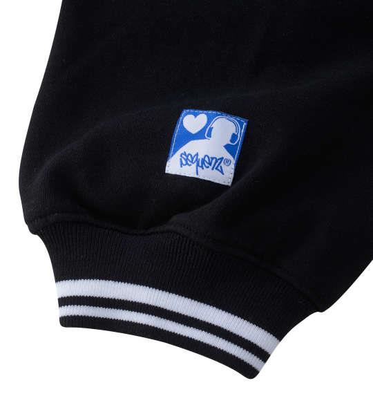 大きいサイズ メンズ SEQUENZ 90sフレバ ハーフジップ スウェット ブラック 1258-4341-2 3L 4L 5L 6L