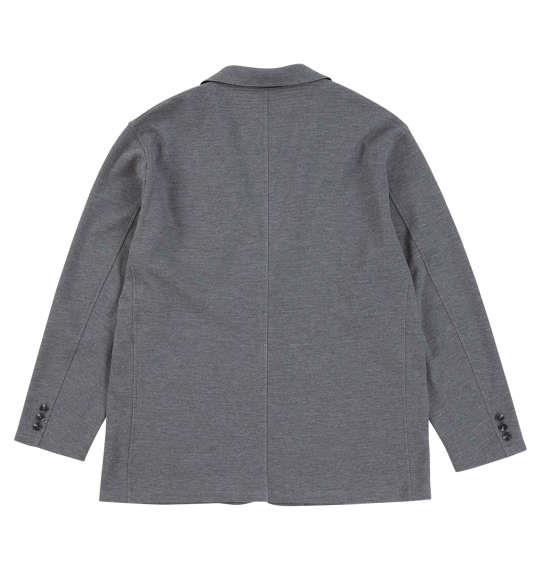 【max8】大きいサイズ メンズ Mc.S.P 裏ボーダー カット ジャケット グレー 1278-4645-1 3L 4L 5L 6L 7L 8L