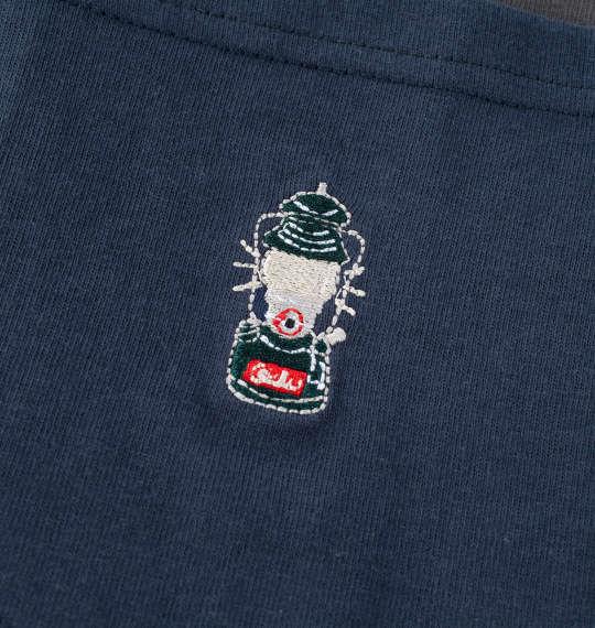 【max8】大きいサイズ メンズ Coleman 天竺ポケット付 長袖 Tシャツ チャコール(クレイジー) 1278-4675-1 3L 4L 5L 6L 8L