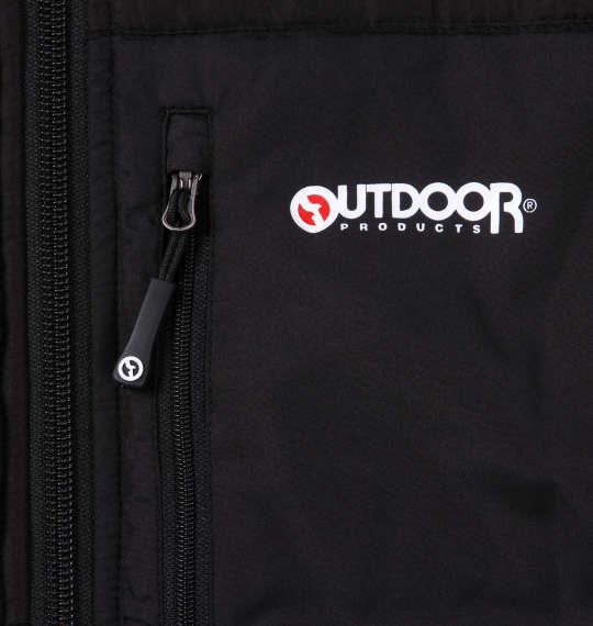 【max8】大きいサイズ メンズ OUTDOOR PRODUCTS フルダルタフタ 中綿 キルト ジャケット ブラック 1253-4301-2 3L 4L 5L 6L 7L 8L