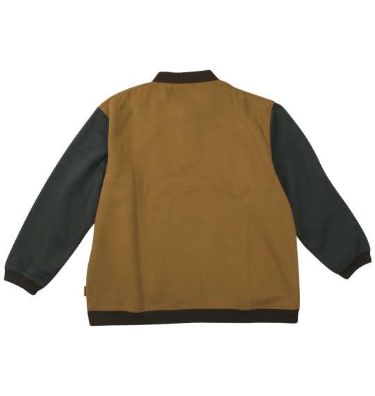 【max8】大きいサイズ メンズ KRIFF MAYER レトロカラー ヘンリーネック スウェット ベージュ 1278-4691-1 3L 4L 5L 6L 8L