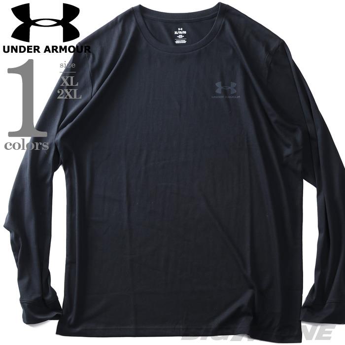 大きいサイズ メンズ UNDER ARMOUR アンダーアーマー スポーツスタイル 長袖 Tシャツ USA直輸入 1329585-001