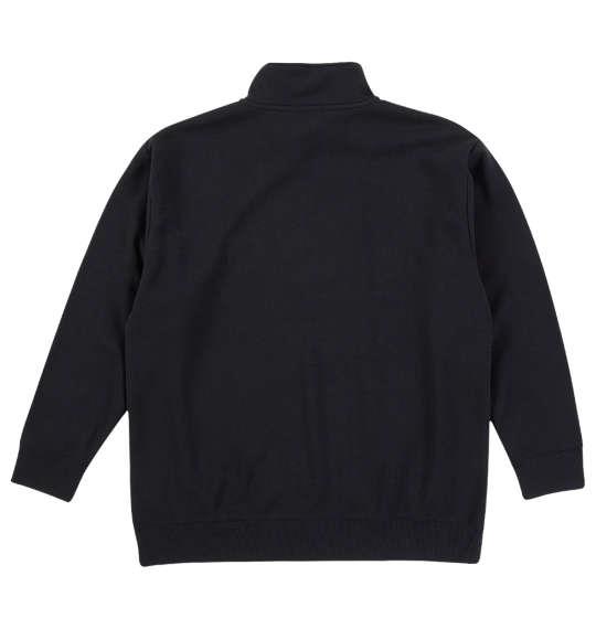 【max8】大きいサイズ メンズ OUTDOOR PRODUCTS 裏起毛 ハーフジップ トレーナー ブラック 1258-4303-2 3L 4L 5L 6L 7L 8L