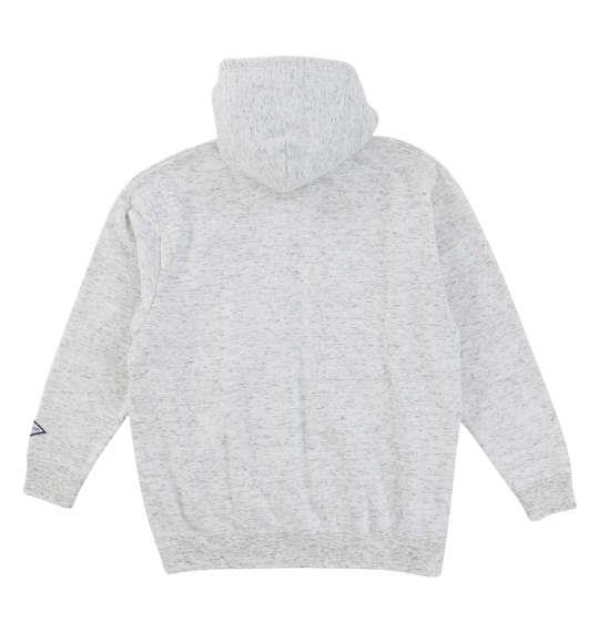 【max8】大きいサイズ メンズ OUTDOOR PRODUCTS 裏起毛 フルジップ パーカー ホワイト流杢 1258-4304-1 3L 4L 5L 6L 7L 8L