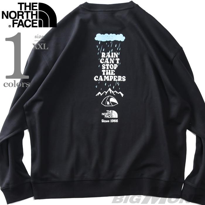 大きいサイズ メンズ THE NORTH FACE ノースフェイス プリント トレーナー CAMP EVERYDAY SWEATSHIRTS USA直輸入 nm5mq01a