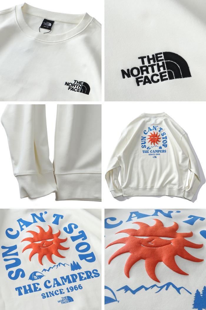 大きいサイズ メンズ THE NORTH FACE ノースフェイス プリント トレーナー CAMP EVERYDAY SWEATSHIRTS USA直輸入 nm5mq01b