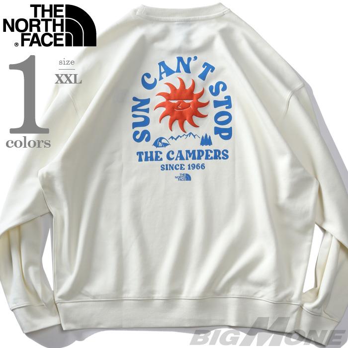 大きいサイズ メンズ THE NORTH FACE ノースフェイス プリント トレーナー CAMP EVERYDAY SWEATSHIRTS USA直輸入 nm5mq01b